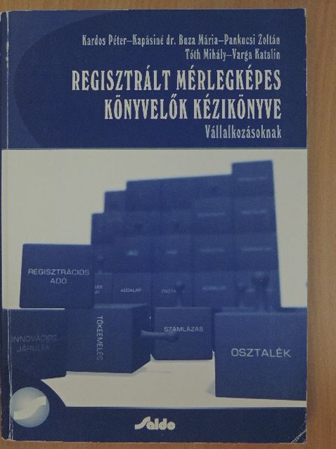 Kapásiné dr. Buza Mária - Regisztrált mérlegképes könyvelők kézikönyve [antikvár]