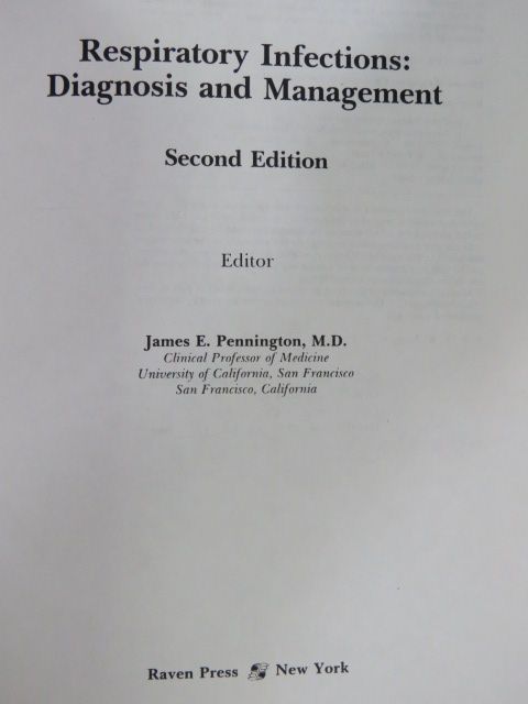 Donald E. Woods - Respiratory Infections: Diagnosis and Management [antikvár]