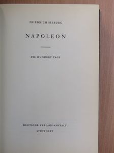 Friedrich Sieburg - Napoleon [antikvár]