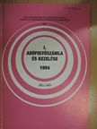Pálinkásné Balázs Eszter - Adófolyószámla és kezelése 1994/I. [antikvár]