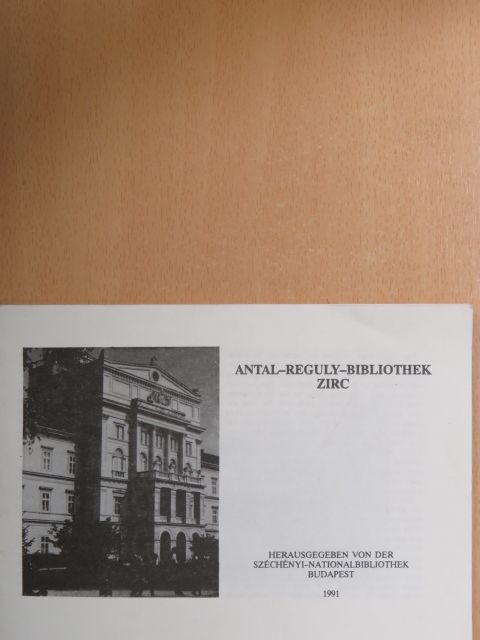 József Pálmai - Antal-Reguly-Bibliothek Zirc [antikvár]