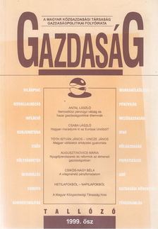 Schweitzer Iván - Gazdaság 1999. ősz [antikvár]