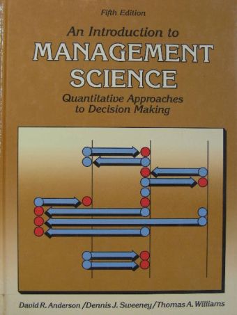 David R. Anderson - An Introduction to Management Science [antikvár]