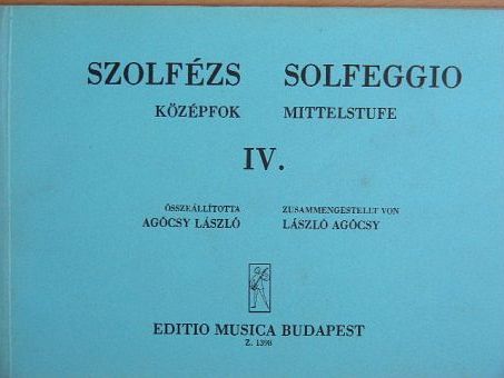 Agócsy László - Szolfézs IV. [antikvár]