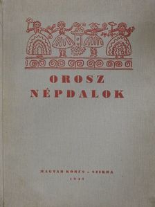 Kerényi György - Orosz népdalok [antikvár]