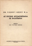 Visser't Hooft - Az egyház nyomorúsága és dicsősége [antikvár]