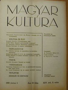 Agostino Gemelli - Magyar Kultúra 1938. június 5. [antikvár]
