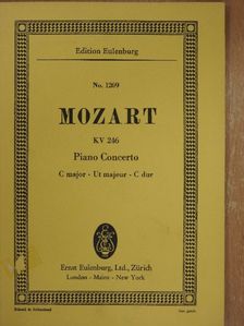 Wolfgang Amadeus Mozart - Concerto C major for Pianoforte and Orchestra [antikvár]