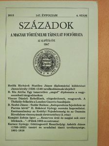 B. Kis Attila - Századok 2013/4. [antikvár]
