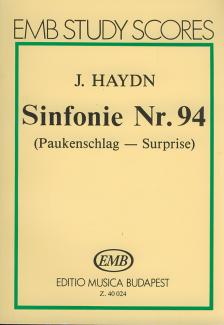 Haydn - SINFONIE NR.94 (PAUKENSCHLAG) KISPARTITÚRA ANTIKVÁR