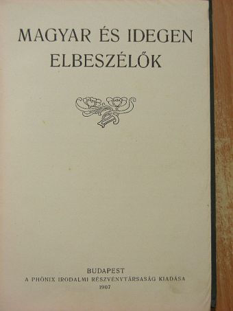 Magyar és idegen elbeszélők [antikvár]