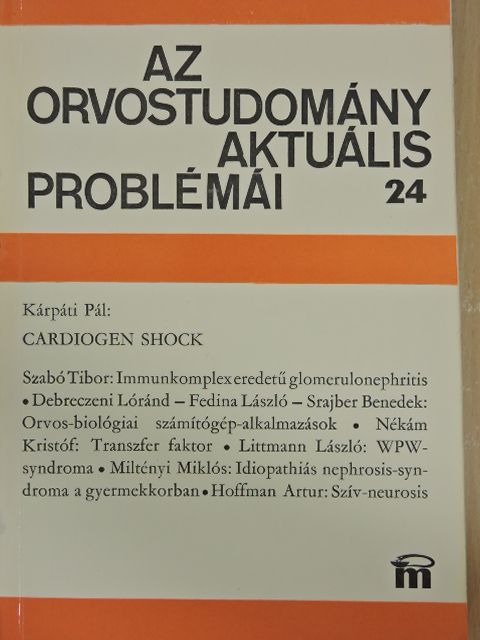 Debreczeni Loránd - Az orvostudomány aktuális problémái 24. [antikvár]