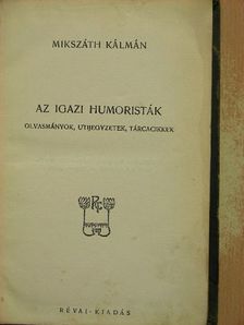 Mikszáth Kálmán - Az igazi humoristák [antikvár]