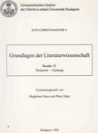 Orosz Magdolna, Zalán Péter - Grundlagen der Literaturwissenschaft - Reader II. [antikvár]