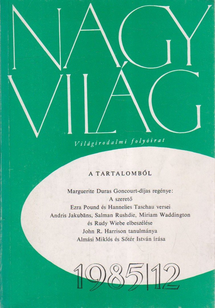 Kéry László (főszerk.) - Nagyvilág 1985/12. [antikvár]