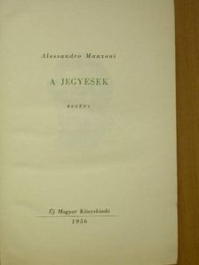 Alessandro Manzoni - A jegyesek [antikvár]
