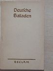 Bürger - Deutsche Balladen von Bürger bis Fontane [antikvár]