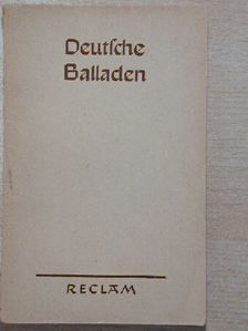 Bürger - Deutsche Balladen von Bürger bis Fontane [antikvár]
