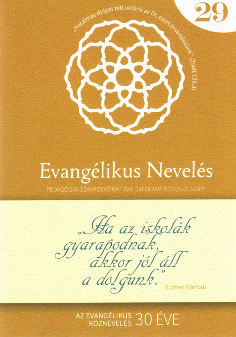 Tratnyek Magdolna - Evangélikus Nevelés 2019/1-2. szám [antikvár]