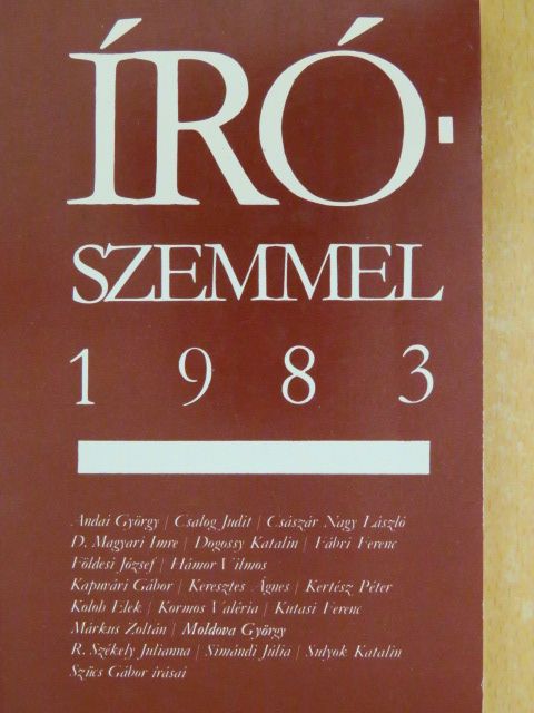 Andai György - Írószemmel 1983 [antikvár]