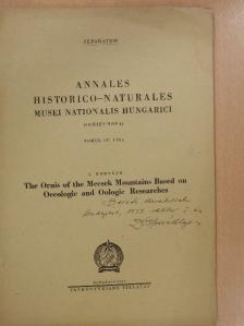 Horváth Lajos - The Ornis of the Mecsek Mountains Based on Oecologic and Oologic Researches (dedikált példány) [antikvár]