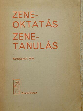 Zeneoktatás, zenetanulás [antikvár]