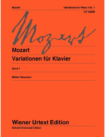 MOZART, W,A, - VARIATIONEN FÜR KLAVIER BAND 1 (MÜLLER/SEEMANN) WIENER URTEXT
