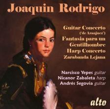 RODRIGO - GUITAR & HARP CONCERTOS CD YEPES, ZABALETA, SEGOVIA