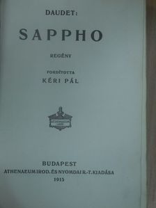 Daudet - Sappho [antikvár]
