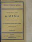 Szigligeti Ede - A mama [antikvár]