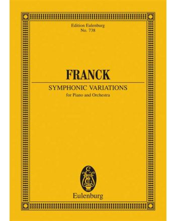 Franck - SYMPHONIC VARIATIONS FOR PIANO AND ORCHESTRA POCKET SCORE