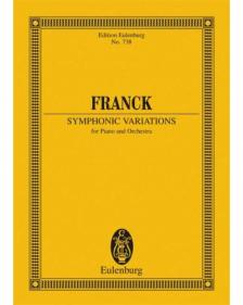 Franck - SYMPHONIC VARIATIONS FOR PIANO AND ORCHESTRA POCKET SCORE