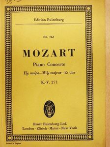 Wolfgang Amadeus Mozart - Concerto Eb major for Pianoforte and Orchestra [antikvár]