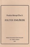 Puskás-Balogh Éva S. - Foltos emlékek (dedikált) [antikvár]