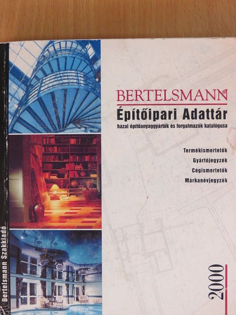 Bertelsmann - Építőipari adattár 2000 [antikvár]