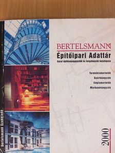 Bertelsmann - Építőipari adattár 2000 [antikvár]