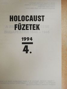Szita Szabolcs - Holocaust füzetek 1994/4. [antikvár]