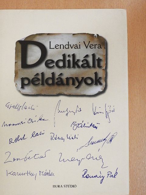 Lendvai Vera - Dedikált példányok [antikvár]