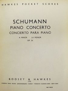 Robert Schumann - Piano Concerto [antikvár]