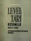 Borosy András - Levéltári Szemle 1965. október-december [antikvár]