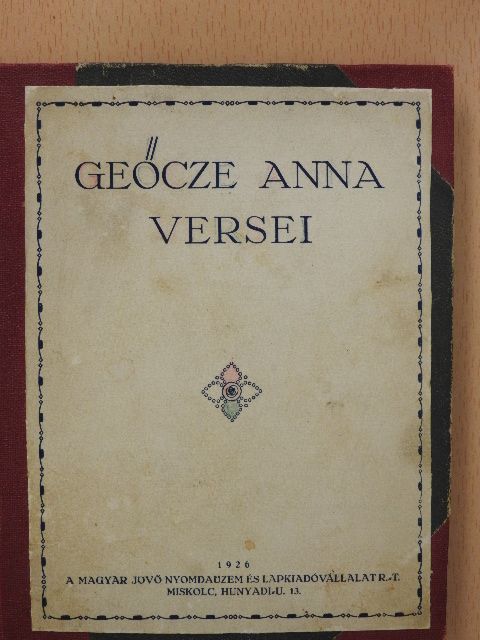Geőcze Anna - Geőcze Anna versei [antikvár]