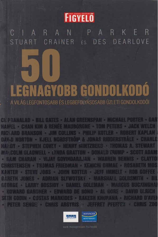 Ciaran Parker - 50 legnagyobb gondolkodó [antikvár]