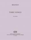 BALOGH MÁTÉ - THREE SONGS FOR VIOLA SOLO