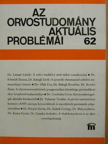 Dr. Balogh Erzsébet - Az orvostudomány aktuális problémái 62. [antikvár]