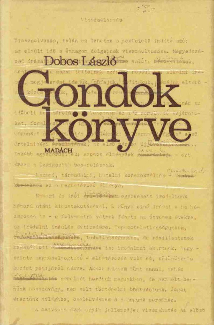 Dobos László - Gondok könyve [antikvár]