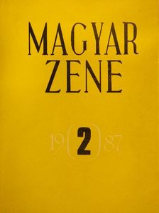 Eősze László - Magyar Zene 1987/2. [antikvár]