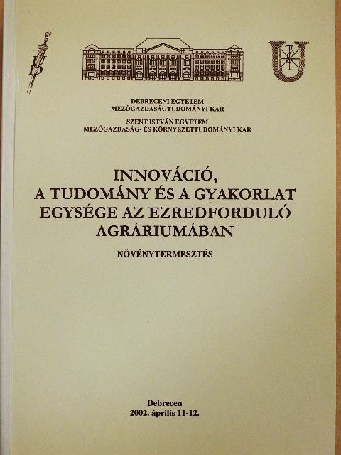 Bánszki Tamás - Innováció, a tudomány és gyakorlat egysége az ezredforduló agráriumában [antikvár]