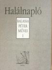 Balassa Péter - Halálnapló [antikvár]