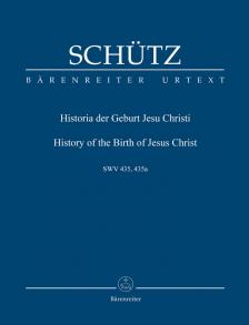 SCHÜTZ - HISTORIA DER GEBURT JESU CHRISTI SWV 435, 435a. STUDIENPARTITUR