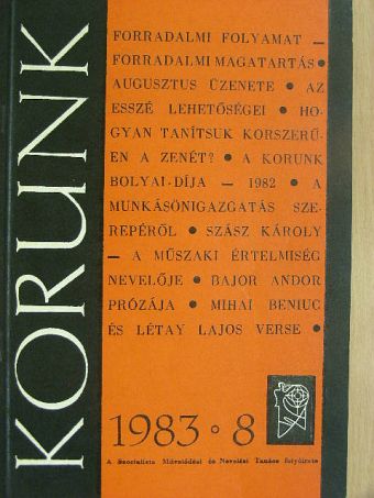 Bajor Andor - Korunk 1983. augusztus [antikvár]